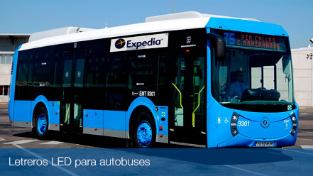 Pantallas LED para Autobuses