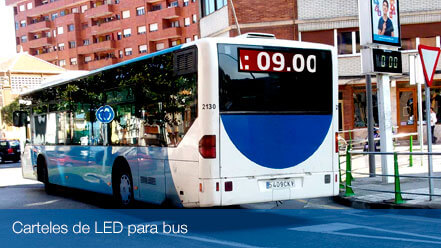 Pantallas LED para Autobuses
