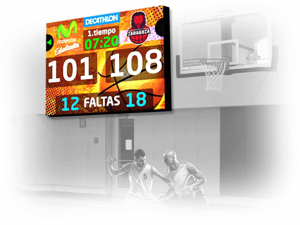 videomarcadores de baloncesto