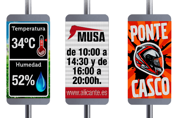 Ejemplos de Pantalla LED de Indicador de Velocidad