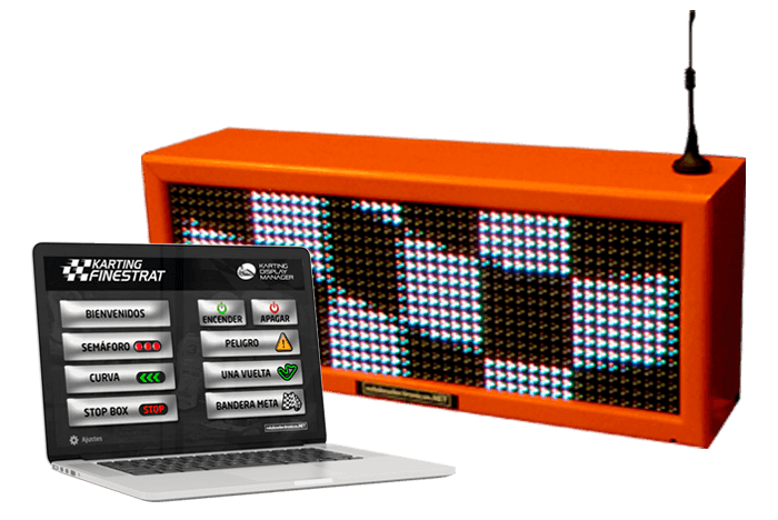 Display para Karting LED