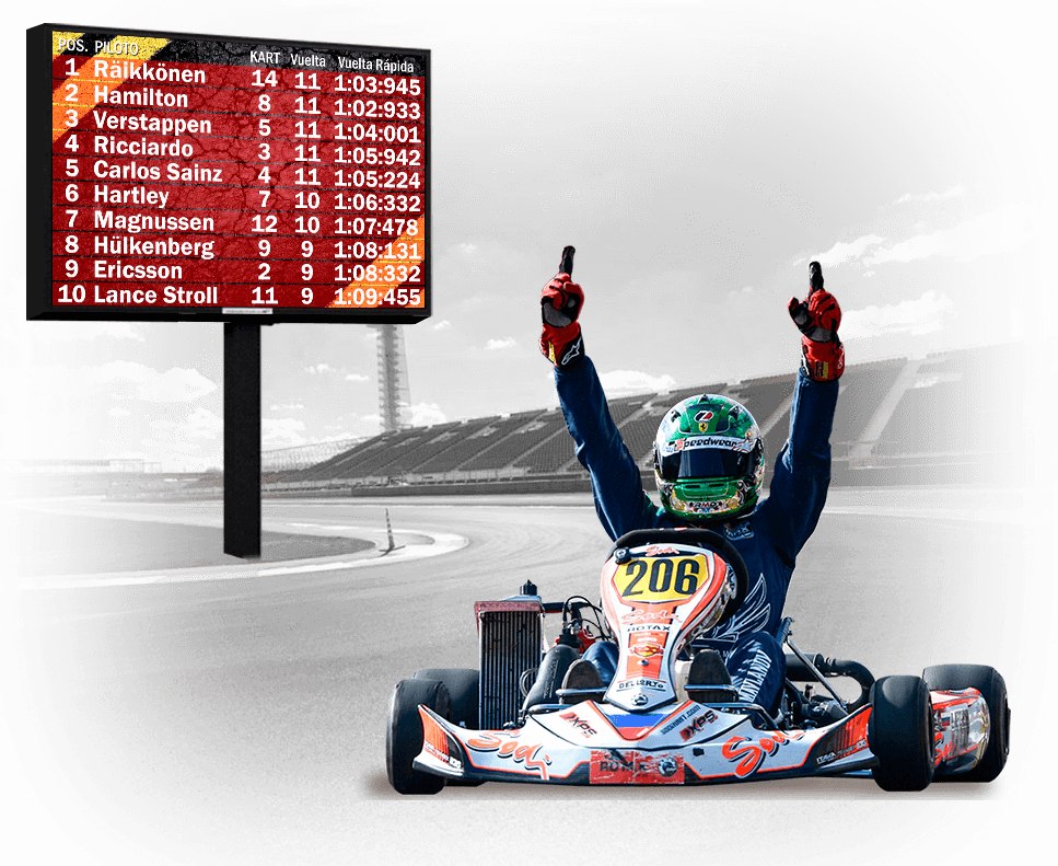 cronometros para karting