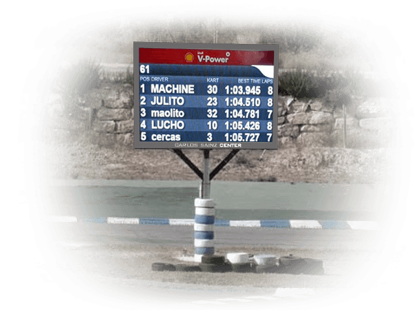 cronometro para karting