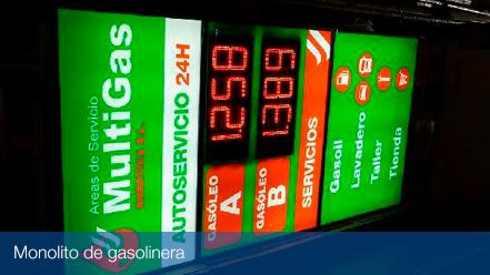monolitos gasolineras