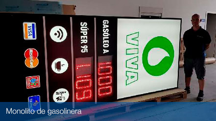 monolitos gasolineras