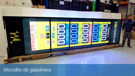 monolitos gasolineras