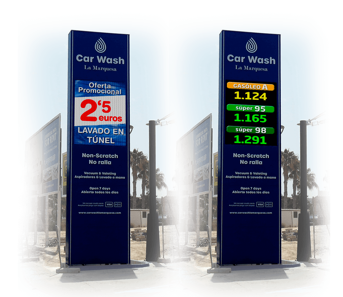 monolitos gasolineras