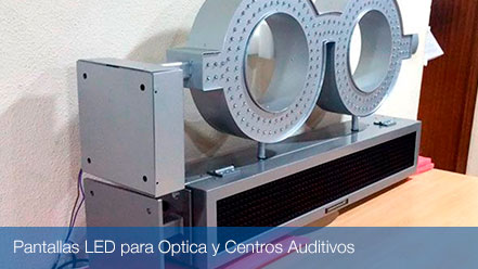 gafas led para opticas