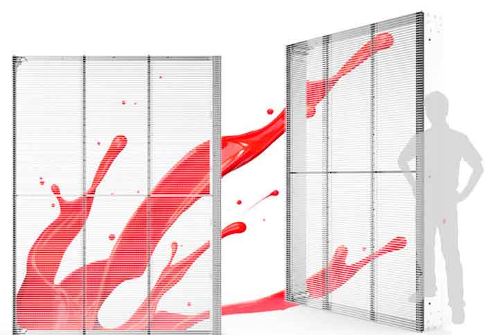 Pantallas LED Glass Semitransparentes