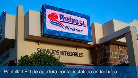 pantalla de publicidad para exterior