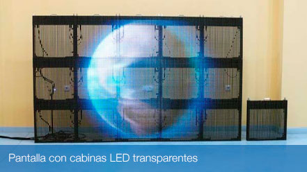 Imagen Galeria de Pantallas Transparentes led