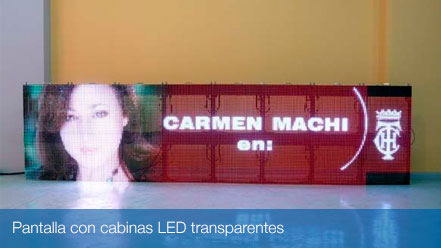 Imagen Galeria de Pantallas Transparentes led