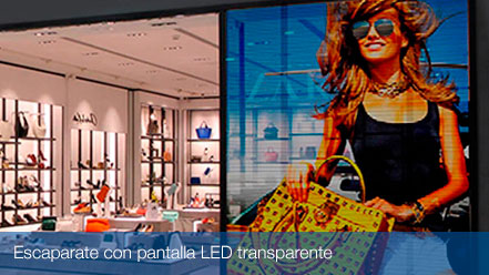 Imagen Galeria de Pantallas Transparentes led