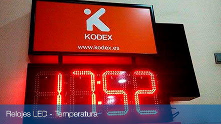 galeria displays led temperatura