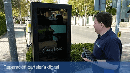 Reparación Cartelería Digital