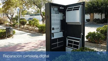 Reparación Cartelería Digital