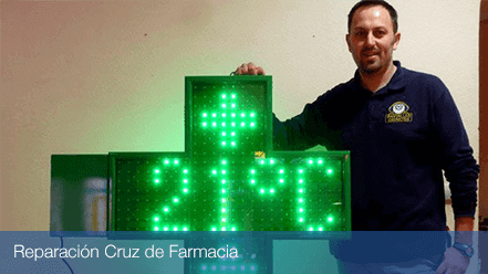Reparación Cruz de Farmacia