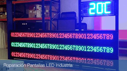 Reparación Pantallas LED Industria