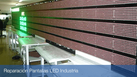 Reparación Pantallas LED Industria