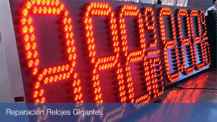 Reparación Relojes Gigantes